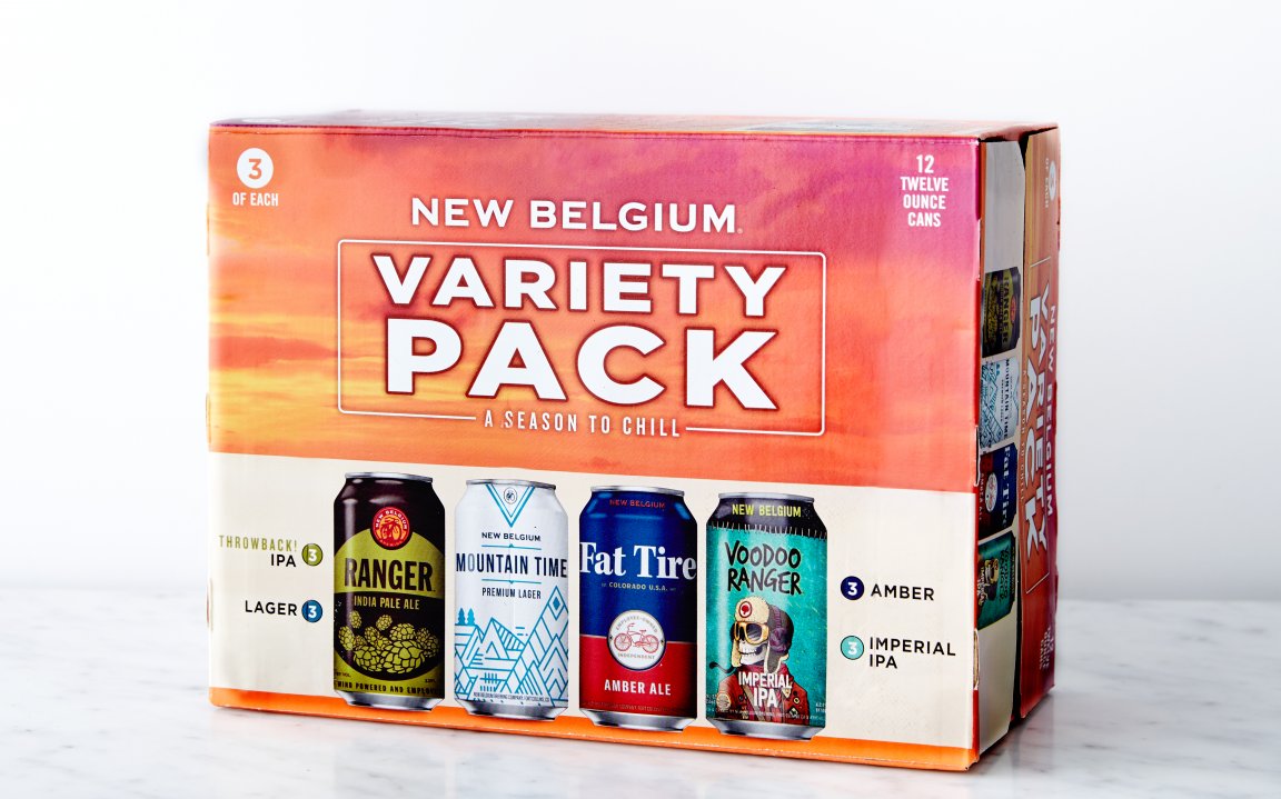 Seasonal Variety Pack New Belgium Brewing Company SF Bay Good Eggs
